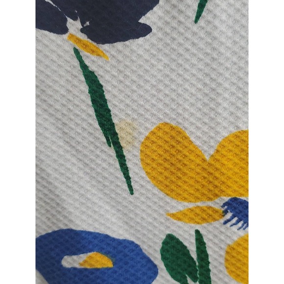 Vintage Elvira Vali Spaghetti Strap Textured Sz 16 Cottage Core Floral Sundress - Picture 5 of 12